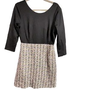 New Hutch ModCloth tweed skirt dress 4 small